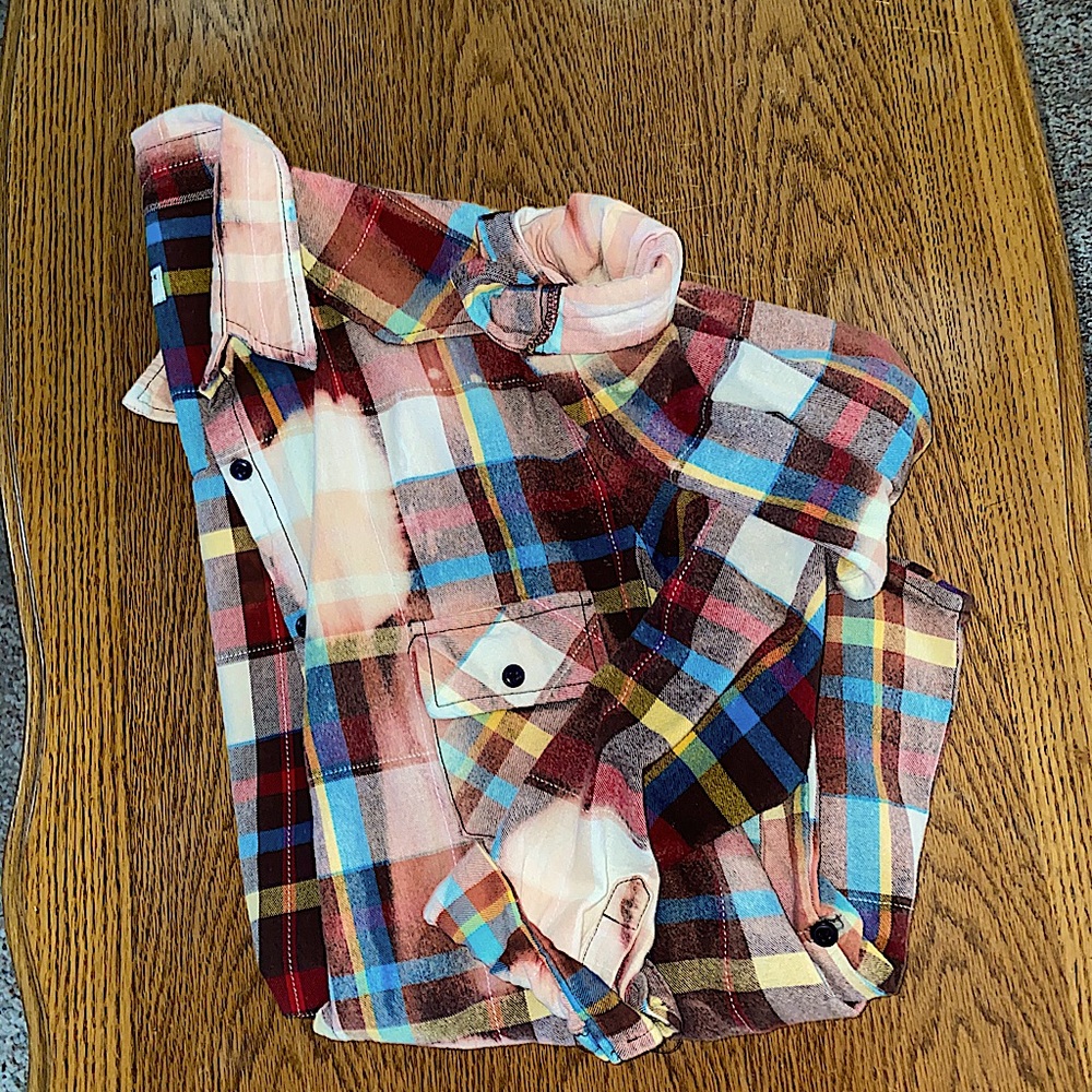 Hand Distressed Women’s Flannel